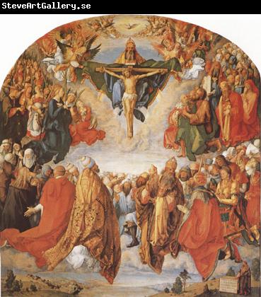 Albrecht Durer The Adoration of the Trinity (mk08)